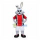 Confident Arena Gray Rabbit Mascot Costume Confident Arena Gray Rabbit Mascot Costume