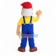 Service Station White Beard Grandpa Mascot Costume Service Station White Beard Grandpa Mascot Costume