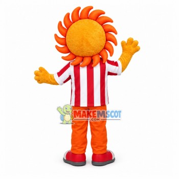 Sun Doll Wearing Sunglasses Cartoon Mascot Costume