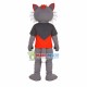 Grey Cat In Breathable Top Mascot Costume Grey Cat In Breathable Top Mascot Costume