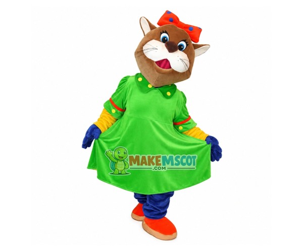 Paired Ballroom Dancing Partner Tiger Mascot Costume Paired Ballroom Dancing Partner Tiger Mascot Costume