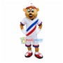 Baseball Catcher Brown Bear Mascot Costume