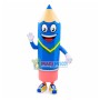 Blue Pencil Mascot Costume For Stationery Store