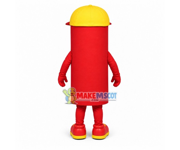 Red Packed Chocolate Bar Mascot Costume