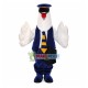 Police Officer White Goose On Mission Mascot Costume Police Officer White Goose On Mission Mascot Costume