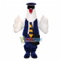 Police Officer White Goose On Mission Mascot Costume