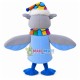 Owl Puppet Wearing Colorful Scarf Mascot Costume Owl Puppet Wearing Colorful Scarf Mascot Costume