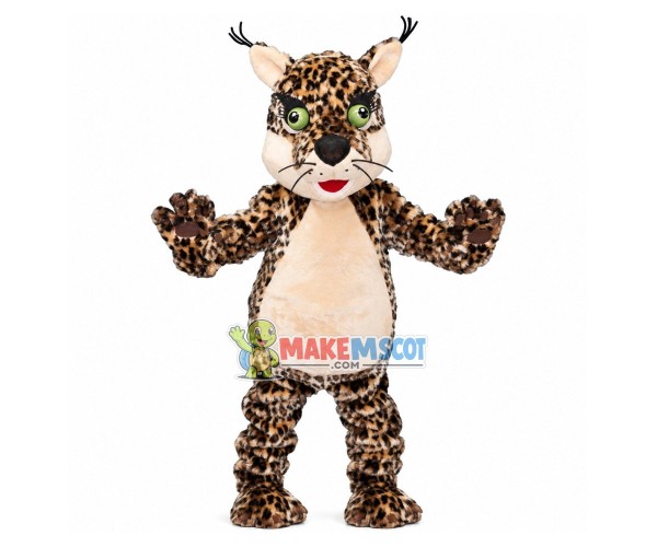 Professional Handmade Adult Leopard Mascot Costume