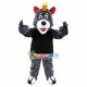 Cheering Grey Shaggy Wolf Mascot Costume Cheering Grey Shaggy Wolf Mascot Costume