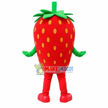 Big Fresh Cartoon Strawberry Mascot Costume