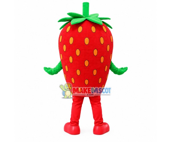 Big Fresh Cartoon Strawberry Mascot Costume Big Fresh Cartoon Strawberry Mascot Costume