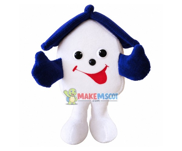 Cute Cartoon White House Soft Mascot Costume Cute Cartoon White House Soft Mascot Costume