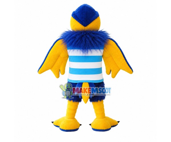 Red-lipped Parrot With Open Wings Mascot Costume Red-lipped Parrot With Open Wings Mascot Costume