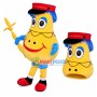 Decorative Light Bulb Mascot Costume for Celebration Party