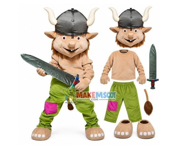 The Cruel Elf Soldier Mascot Costume The Cruel Elf Soldier Mascot Costume