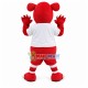 Tiger On The Dirt Motorcycle Race Mascot Costume Tiger On The Dirt Motorcycle Race Mascot Costume