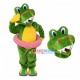 Swimming The Little Green Crocodile Mascot Costume