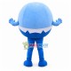 The Laughing Cartoon Light Blue Ball Mascot Costume The Laughing Cartoon Light Blue Ball Mascot Costume