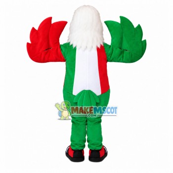 Mexican Flag Patterned Eagle Mascot Costume Mexican Flag Patterned Eagle Mascot Costume