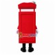 Red Public Telephone Booth On Street Mascot Costume Red Public Telephone Booth On Street Mascot Costume