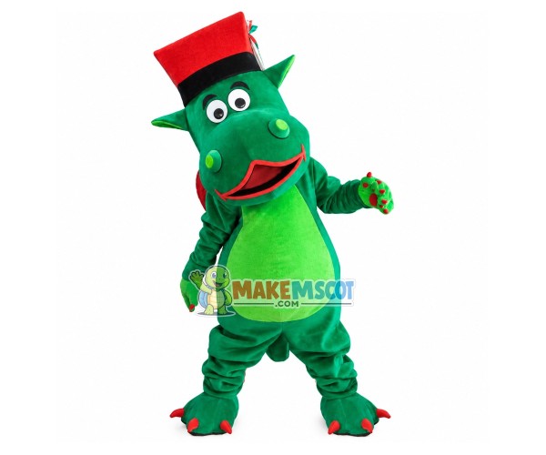 Green Hippo of The Labour Department Mascot Costume