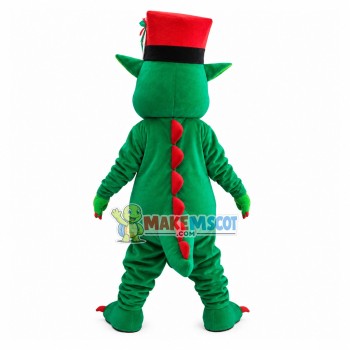 Green Hippo of The Labour Department Mascot Costume