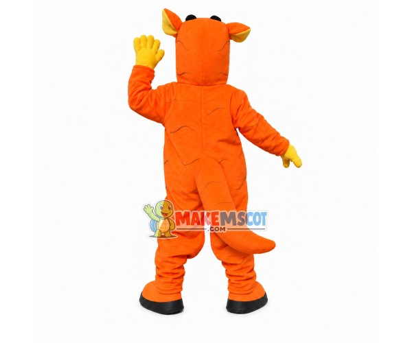 Adult Orange & Yellow House Dog Mascot Costume Adult Orange & Yellow House Dog Mascot Costume