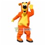Adult Orange & Yellow House Dog Mascot Costume