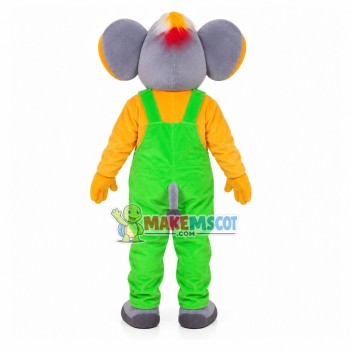 Soft Plush Lively Yellow Elephant Mascot Costume Soft Plush Lively Yellow Elephant Mascot Costume