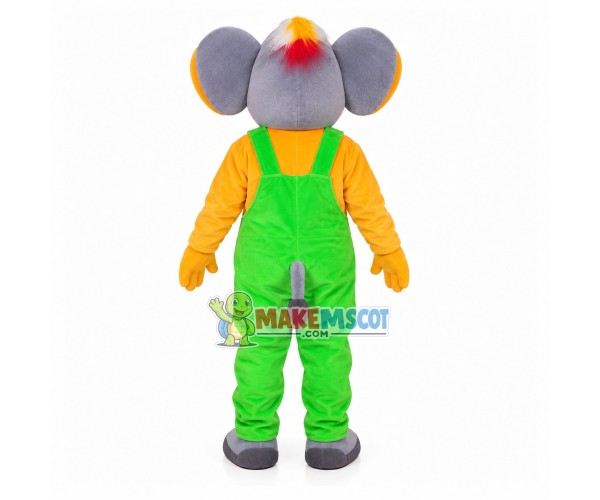 Soft Plush Lively Yellow Elephant Mascot Costume Soft Plush Lively Yellow Elephant Mascot Costume