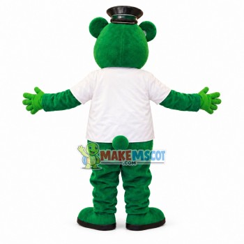 The Guide Green Bear Mascot Costume The Guide Green Bear Mascot Costume