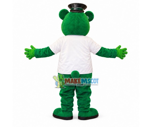 The Guide Green Bear Mascot Costume The Guide Green Bear Mascot Costume