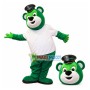 The Guide Green Bear Mascot Costume