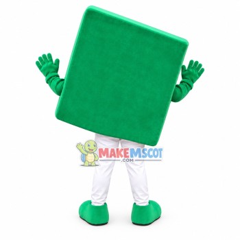 Green Tape of Record Shop Mascot Costume Green Tape of Record Shop Mascot Costume