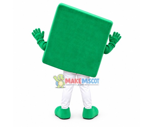 Green Tape of Record Shop Mascot Costume Green Tape of Record Shop Mascot Costume