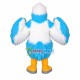 Light Blue & White Long Wool Eagle Mascot Costume Light Blue & White Long Wool Eagle Mascot Costume