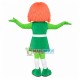 Green Girl Doll of Open Source Software Mascot Costume Green Girl Doll of Open Source Software Mascot Costume