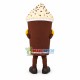 Mont Blanc Chocolate Chestnut Cake Mascot Costume Mont Blanc Chocolate Chestnut Cake Mascot Costume