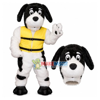 Harbor Custom Officer Dog Mascot Costume Harbor Custom Officer Dog Mascot Costume