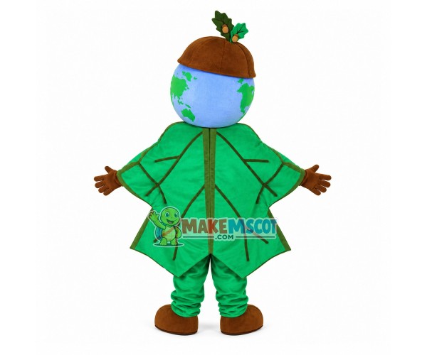 Mulberry Wrapped In Leaves Mascot Costume
