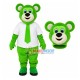 The Over All Green Bear Mascot Costume Outfit The Over All Green Bear Mascot Costume Outfit
