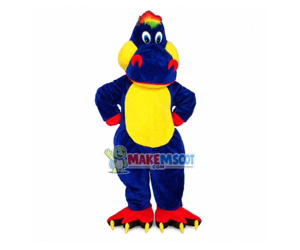Blue Dragon of Well-known Car Company Mascot Costume Blue Dragon of Well-known Car Company Mascot Costume