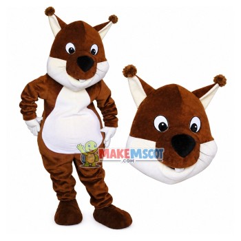 Cramped Squirrel Mascot Costume for Adult Cramped Squirrel Mascot Costume for Adult