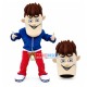 The Air Travel Organizer Mascot Costume The Air Travel Organizer Mascot Costume
