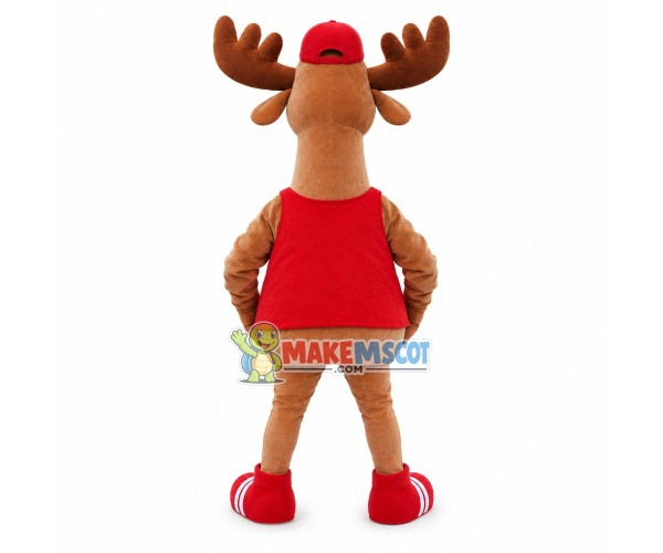 The School Bus Driver Moose Mascot Costume The School Bus Driver Moose Mascot Costume