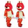 Majestic Lion King With Red Mane Mascot Costume