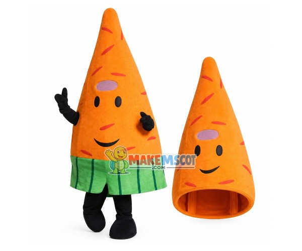 Lightweight Cartoon Big Carrot Mascot Costume Lightweight Cartoon Big Carrot Mascot Costume