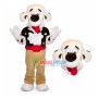 Mr Dog In Khaki Pants Mascot Costume