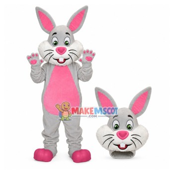 Playground Rabbit Mascot Costume For Middle School