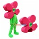 Red Garden Flower Doll Mascot Costume Red Garden Flower Doll Mascot Costume